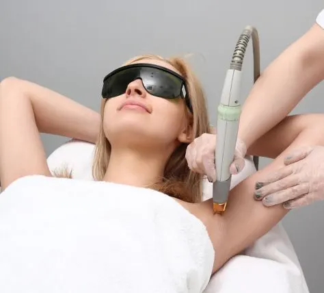 underarms laser hair removal