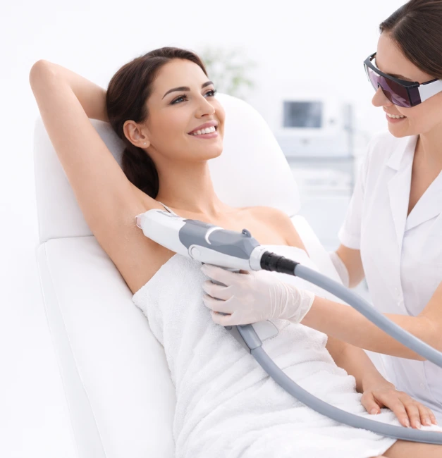 Moon laser hair removal