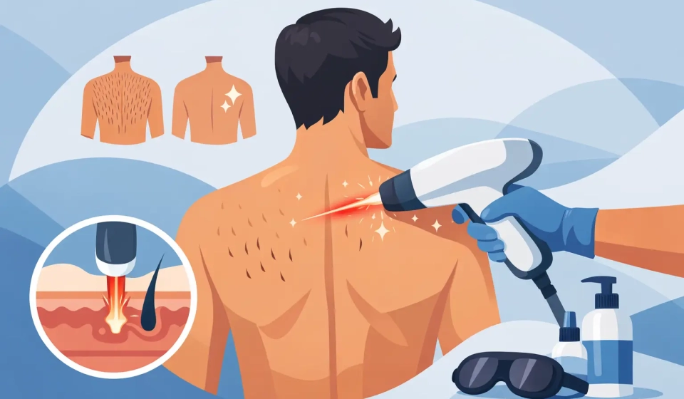 Back Laser Hair Removal for Men: What to Expect