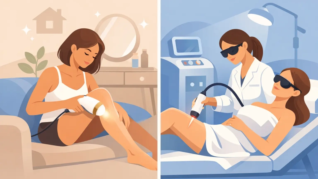 Home IPL Versus Clinic Laser: What Works?