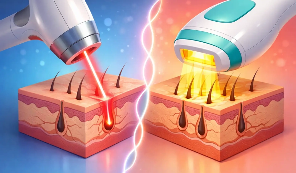 Laser Hair Removal Versus IPL: Which Lasts?