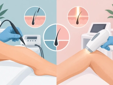 Electrolysis vs Laser Hair Removal Compared