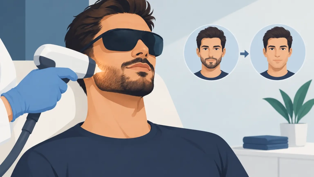 Laser for Men: Less Grooming, More Confidence