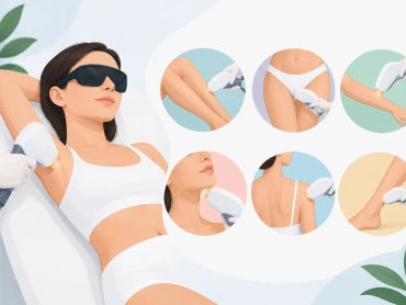 Laser Hair Reduction Examples by Body Area