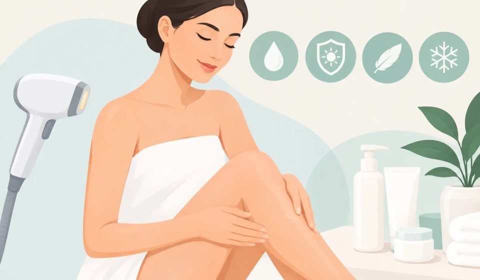 Post Treatment Skin Care Guide for Laser Hair Removal